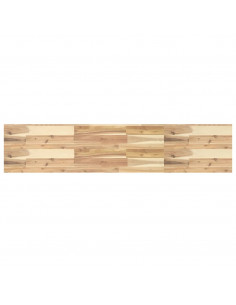 Ripiano a Parete 160x30x4 cm Legno Massello Acacia Non Trattato 2