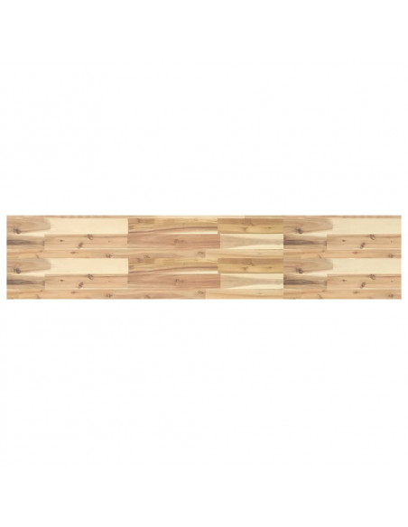 Ripiano a Parete 160x30x4 cm Legno Massello Acacia Non Trattato