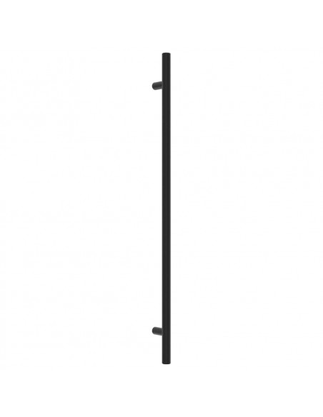Maniglie per Mobili 20 pz Nere 320 mm in Acciaio Inox
