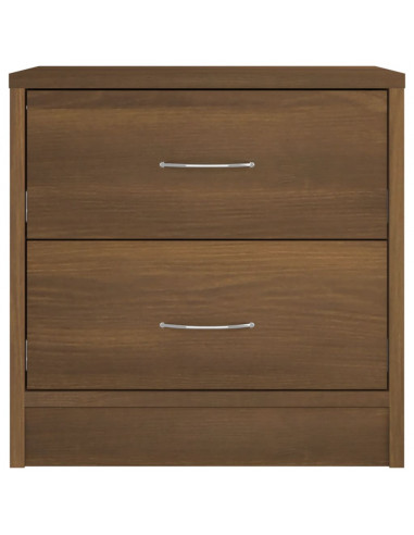 Comodino Rovere Marrone 40x30x40 cm Legno Ingegnerizzato