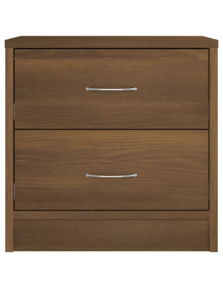 Comodino Rovere Marrone 40x30x40 cm Legno Ingegnerizzato