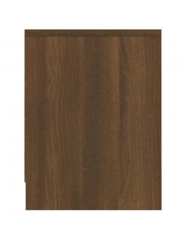 Comodino Rovere Marrone 40x30x40 cm Legno Ingegnerizzato