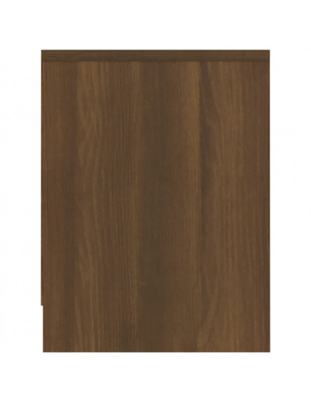 Comodino Rovere Marrone 40x30x40 cm Legno Ingegnerizzato