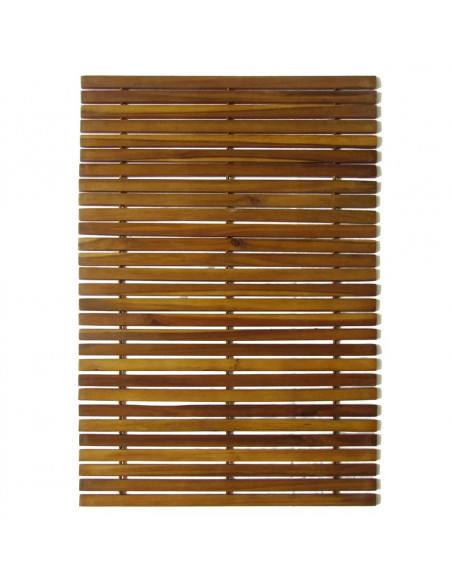 Set 3 pz Stuoia per bagno in acacia 80 x 50 cm