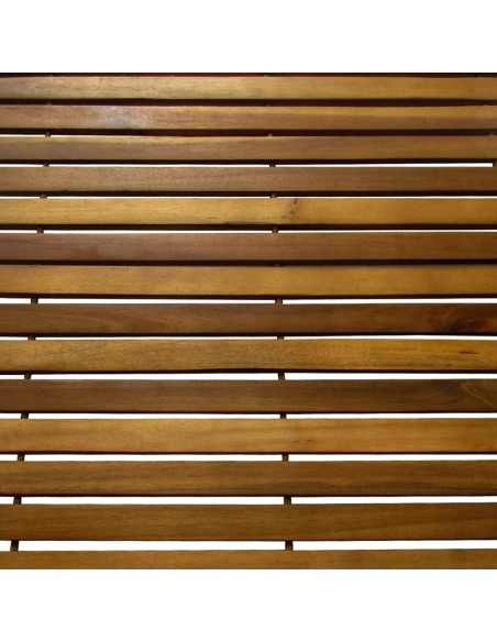 Set 3 pz Stuoia per bagno in acacia 80 x 50 cm