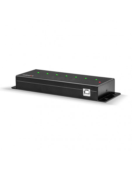 Lindy 42794 hub di interfaccia USB 2.0 Type-B 480 Mbit/s Nero