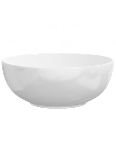 Lavandino Bianco 44x17 cm in Ceramica Rotondo