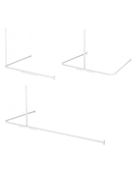 Sealskin Set Binario per Tenda da Doccia Easy-Roll Bianco