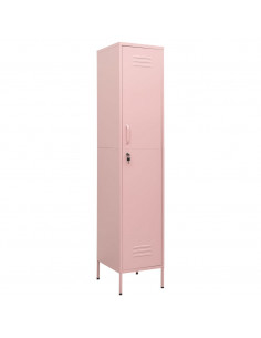 Armadio Rosa 35x46x180 cm in Acciaio 2