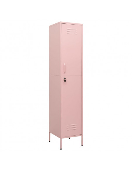 Armadio Rosa 35x46x180 cm in Acciaio