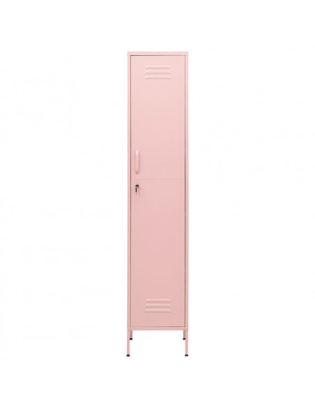 Armadio Rosa 35x46x180 cm in Acciaio