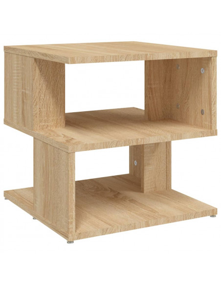 Tavolino Rovere Sonoma 40x40x40 cm in Legno Multistrato