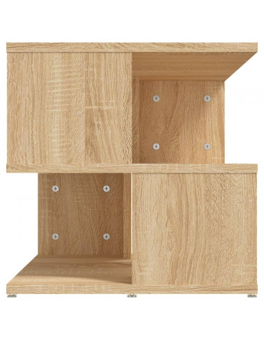 Tavolino Rovere Sonoma 40x40x40 cm in Legno Multistrato