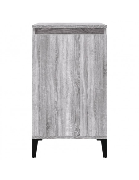 Comodini 2 pz Grigio Sonoma 40x35x70 cm in Legno Multistrato