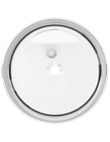 Lavandino 40x15 cm in Ceramica Argento