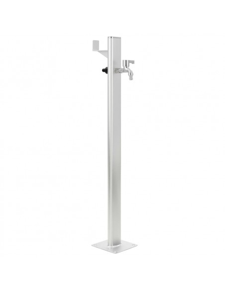 Fontanella a Colonna da Giardino in Allumino 95 cm