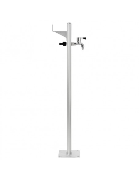 Fontanella a Colonna da Giardino in Allumino 95 cm