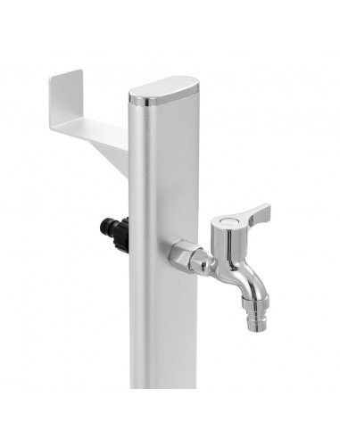 Fontanella a Colonna da Giardino in Allumino 95 cm