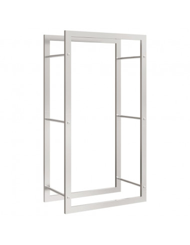 Portalegna 50x28x94 cm in Acciaio Inossidabile