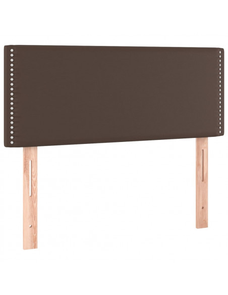 Testiera Marrone 90x5x78/88 cm in Similpelle