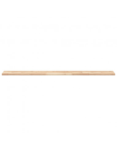 Ripiano a Parete 120x20x2 cm Legno Massello Acacia Non Trattato