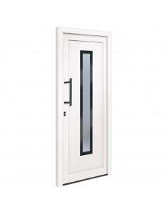 Porta Ingresso Bianca 88x200 cm in PVC 2