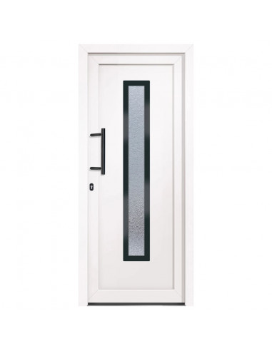 Porta Ingresso Bianca 88x200 cm in PVC