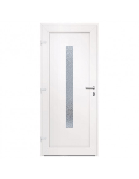Porta Ingresso Bianca 88x200 cm in PVC