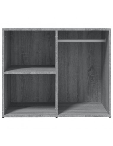 Armadietto Cosmetici Grigio Sonoma 80x40x65cm Legno Multistrato