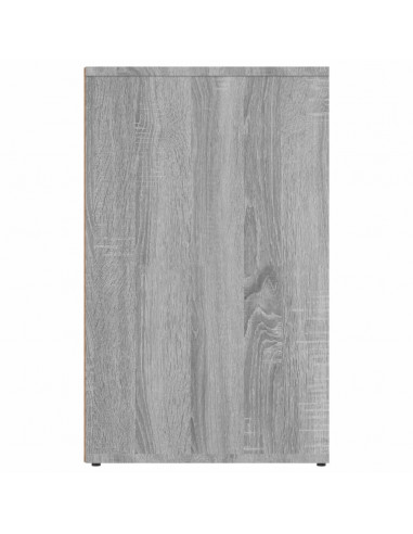 Armadietto Cosmetici Grigio Sonoma 80x40x65cm Legno Multistrato