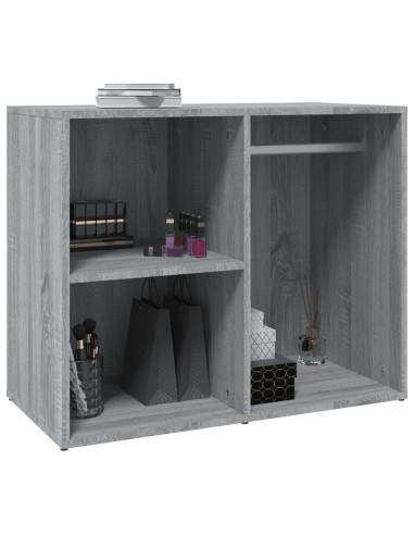 Armadietto Cosmetici Grigio Sonoma 80x40x65cm Legno Multistrato