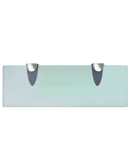Mensole Galleggianti 2 pz in Vetro 30x10 cm 8 mm