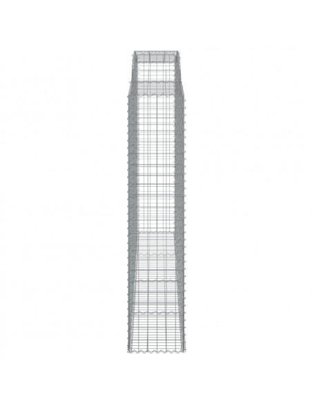 Cesti Gabbioni ad Arco 7 pz 300x50x220/240 cm Ferro Zincato