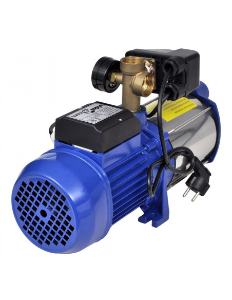 Pompa a Getto con Manometro 1300 W 5100 L/h Blu