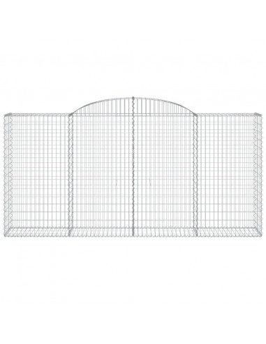 Cesti Gabbioni ad Arco 25 pz 300x50x140/160 cm Ferro Zincato