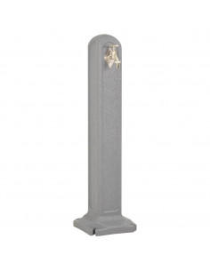 Cisterna da Giardino e Rubinetto Grigio Chiaro Effetto Pietra 2