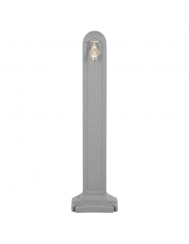 Cisterna da Giardino e Rubinetto Grigio Chiaro Effetto Pietra