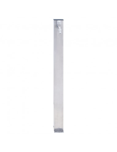 Colonna d'Acqua da Giardino 80 cm Acciaio Inox Quadrato