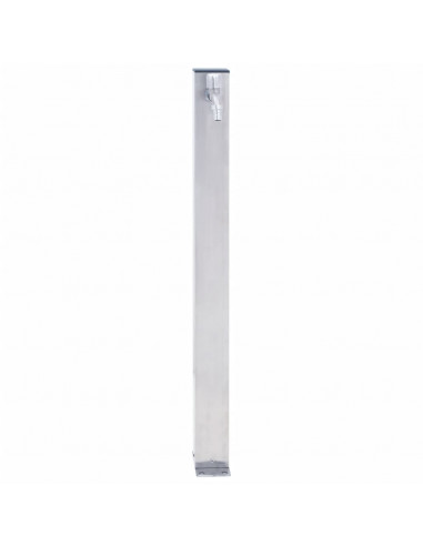 Colonna d'Acqua da Giardino 40 cm Acciaio Inox Quadrato
