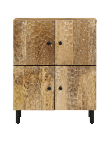 Credenza 60x33x75 cm in Legno Massello di Mango