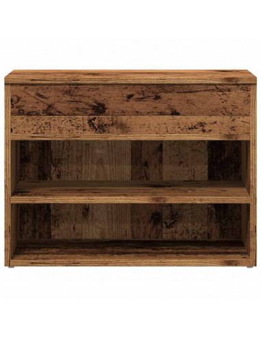 Scarpiera Legno Antico 60x30x45 cm in Legno Multistrato