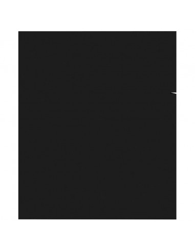 Set Mobili da Bagno Nero in Legno Multistrato