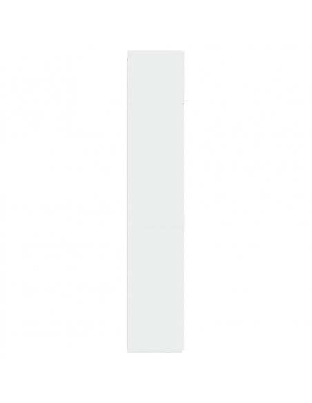 Mobile Portaoggetti Bianco 80x42,5x225 cm in Truciolato