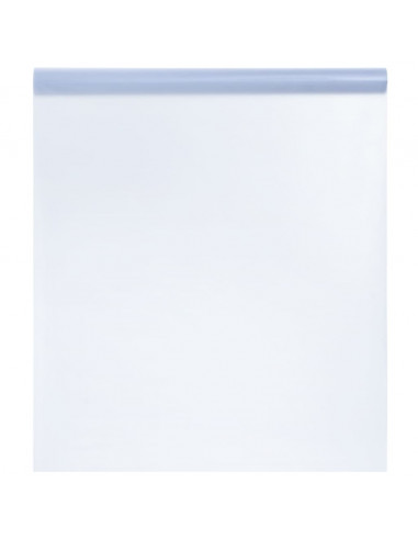 Pellicola Statica Smerigliata Grigio Trasparente 90x1000 cm PVC