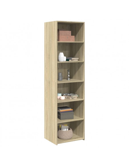 Credenza Rovere Sonoma 50x41x185 in Legno Multistrato