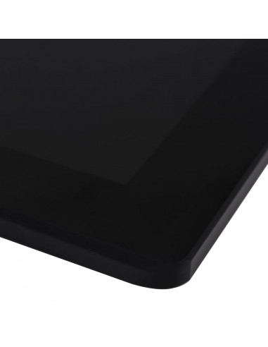 Piano Tavolo in Vetro Temperato Rettangolare 1200x650 mm