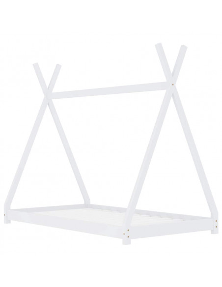 Giroletto per Bambini Bianco in Massello di Pino 70x140 cm