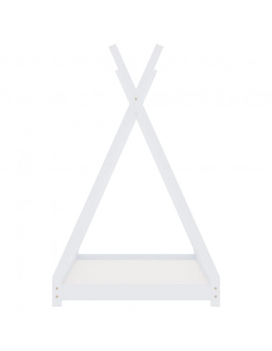 Giroletto per Bambini Bianco in Massello di Pino 70x140 cm