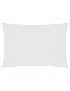Parasole a Vela Oxford Rettangolare 2,5x4,5 m Bianco 2