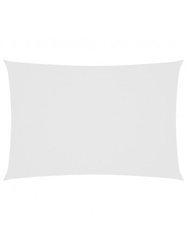 Parasole a Vela Oxford Rettangolare 2,5x4,5 m Bianco